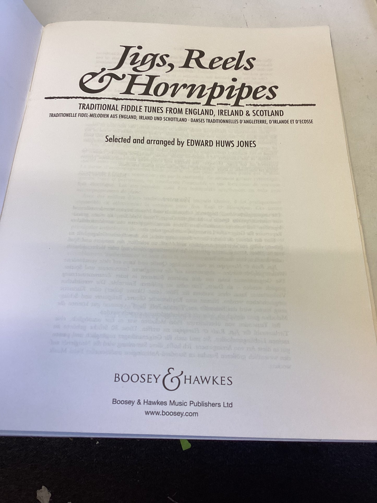Jigs Reels and Hornpipes For Violin and Piano Complete and Accompaniment