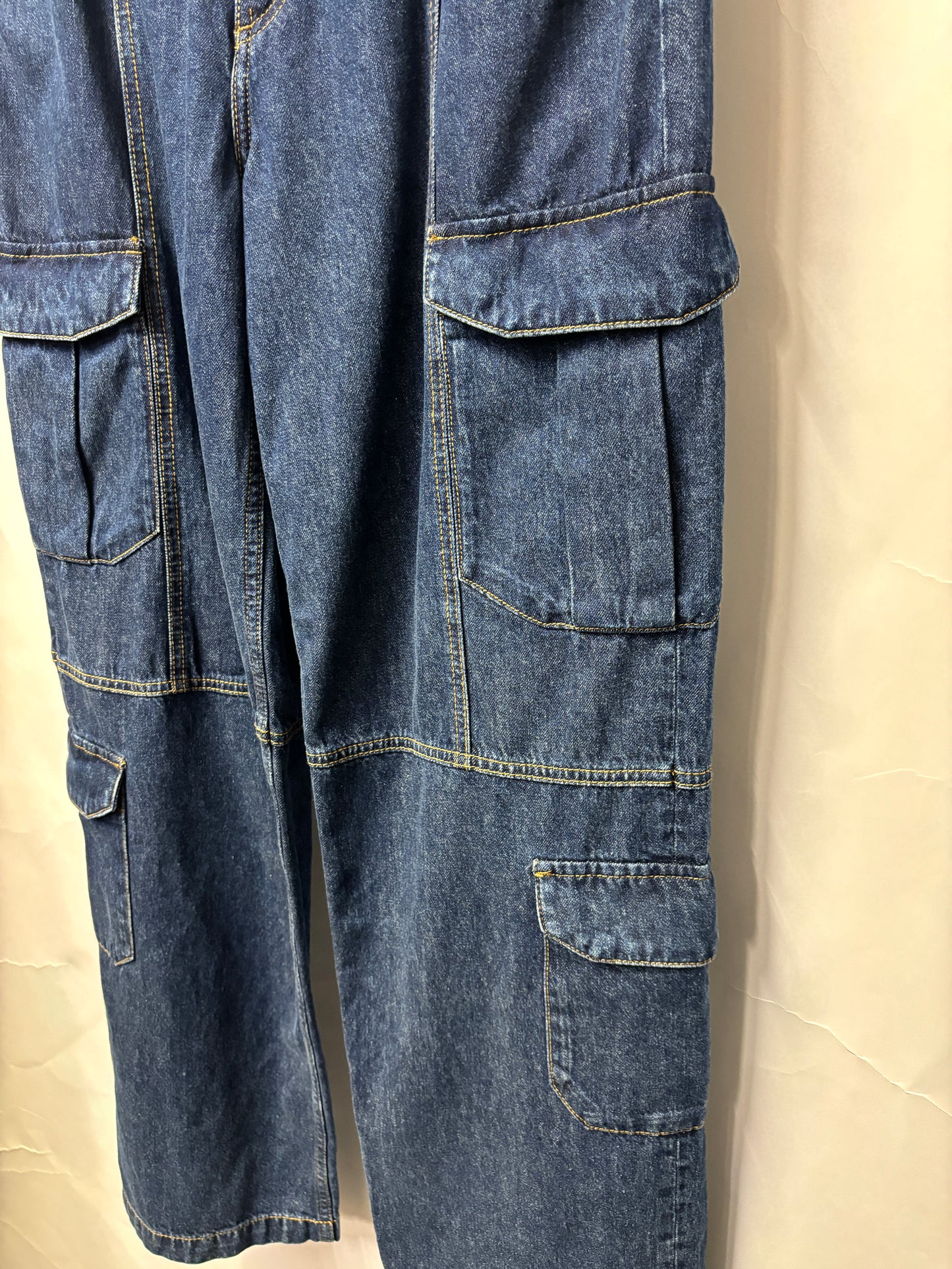 Rag and Bone Blue Denim Cailyn Cargo Jeans 28 BNWT