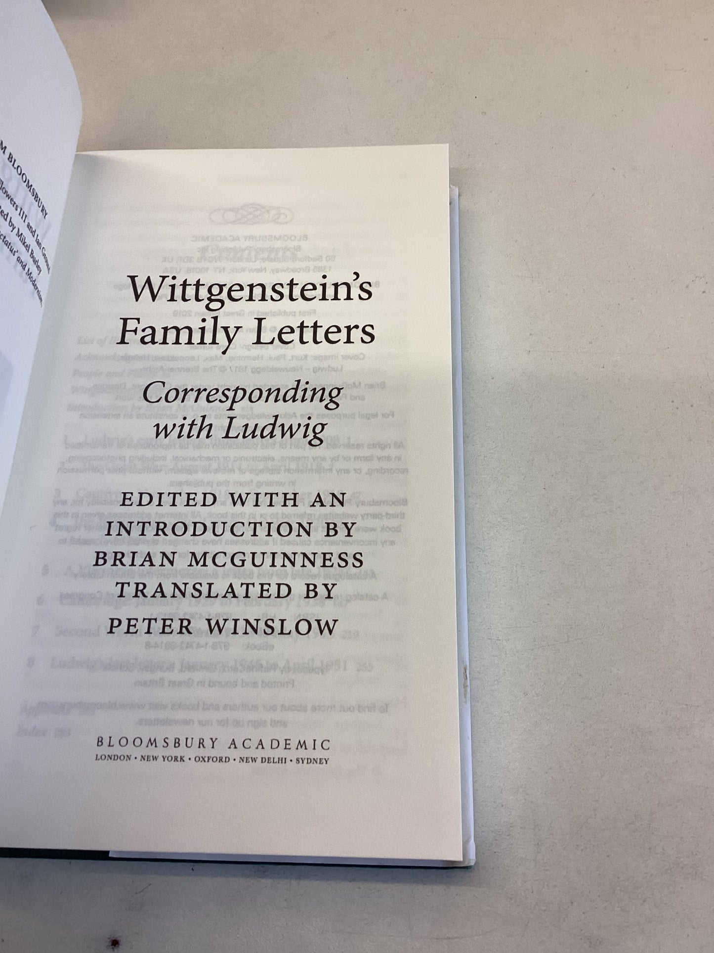 Wittgensteins Family Letters Corresponding With Ludwig