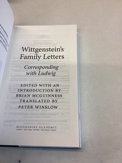 Wittgensteins Family Letters Corresponding With Ludwig