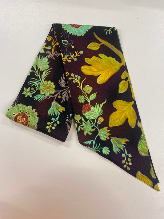 Peter Piliotto Purple Floral Pattern Cravat