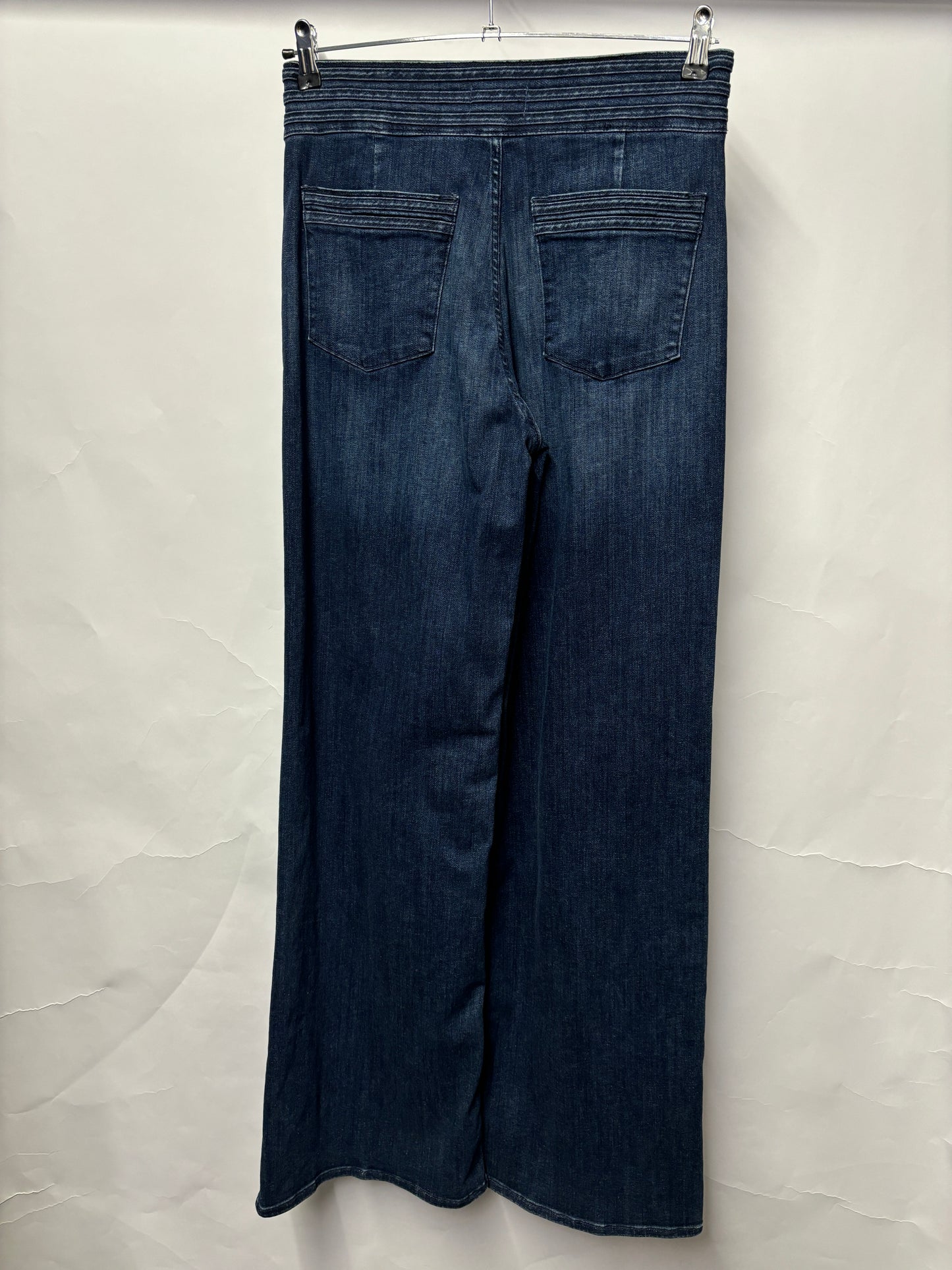 Frame Blue Denim Acid Wash Wide Leg Jeans 30 BNWT