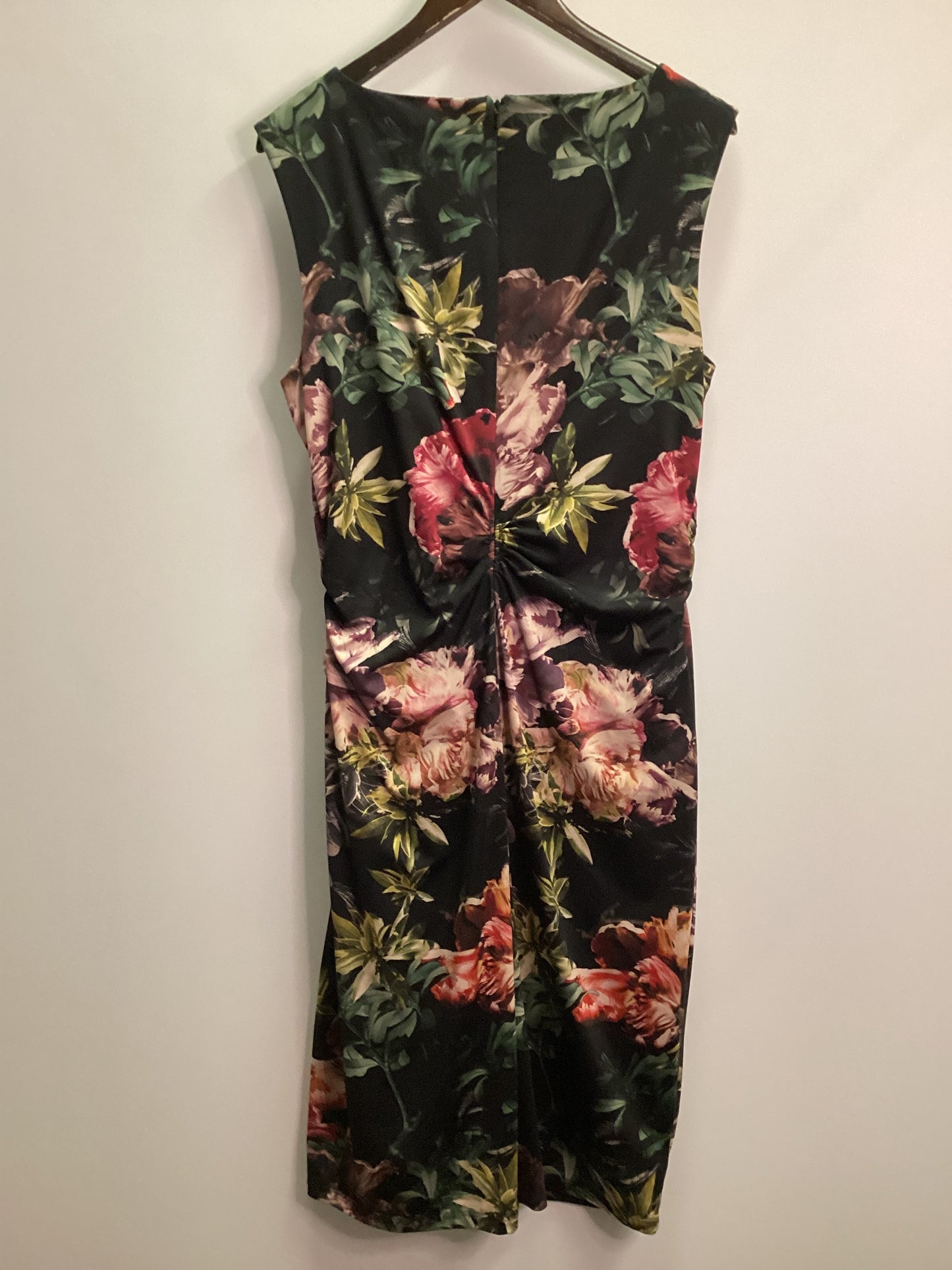 Phase Eight Bold Florals Stretch Dress Size 16