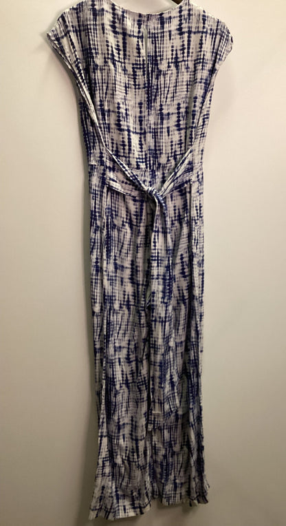 Brora Tie Dye Blue Belted Jumpsuit Size 10