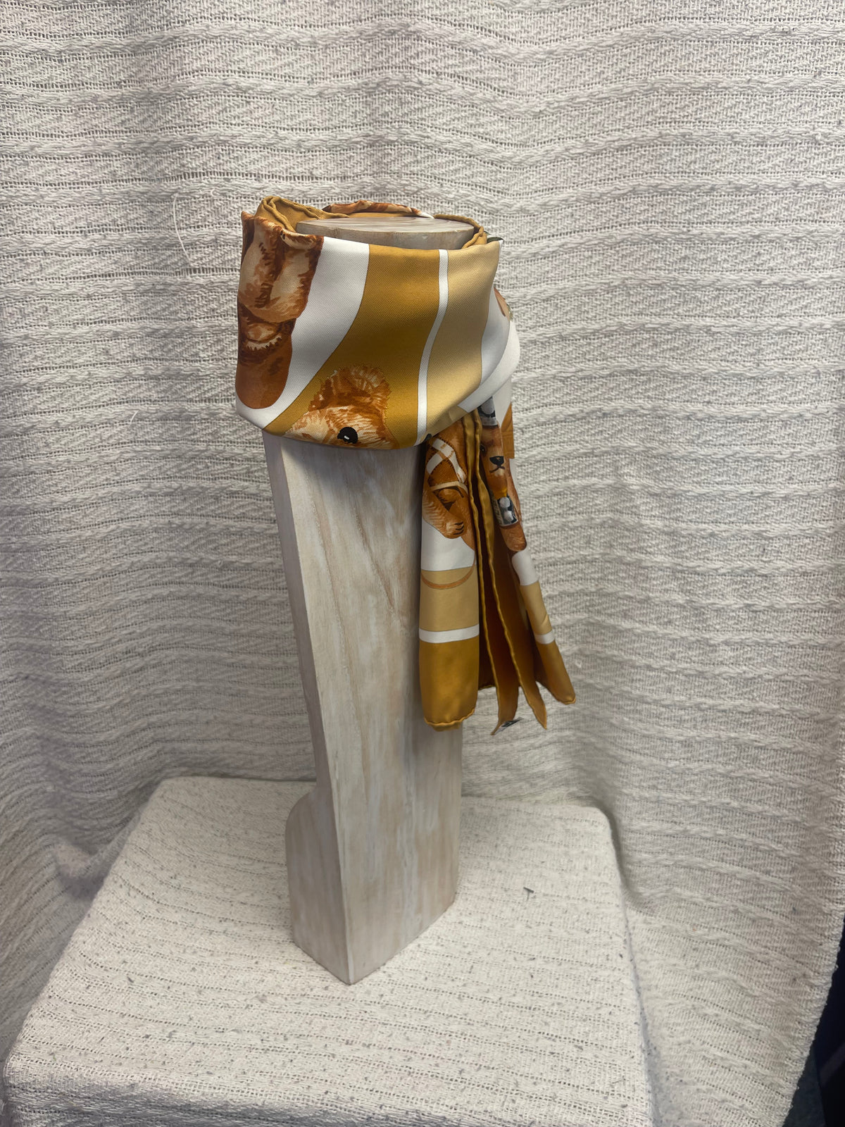 Hermès Vintage Teddy Bear Scarf 100% Silk
