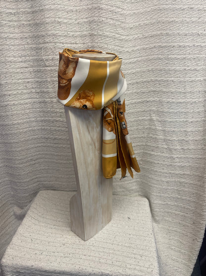 Hermès Vintage Teddy Bear Scarf 100% Silk