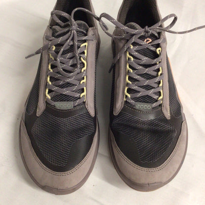 Ecco Biom 2.1 Purpley Grey Nubuck Waterproof Hiking Trainers Size UK 7.5