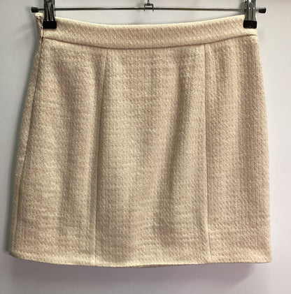 & Other Stories Wool Blend Cream Skirt Size 10