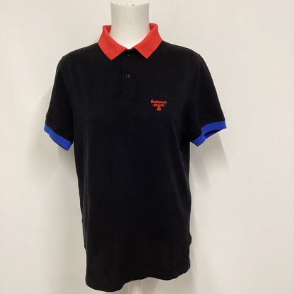 Barbour Beacon 100% Cotton Black Polo Shirt Size M