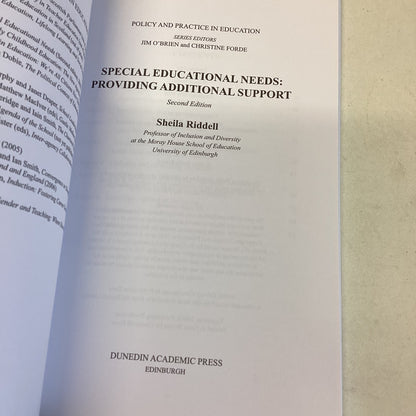 Special Education Needs Providing Additional Support Second Edition Policy and Practice in Education 5