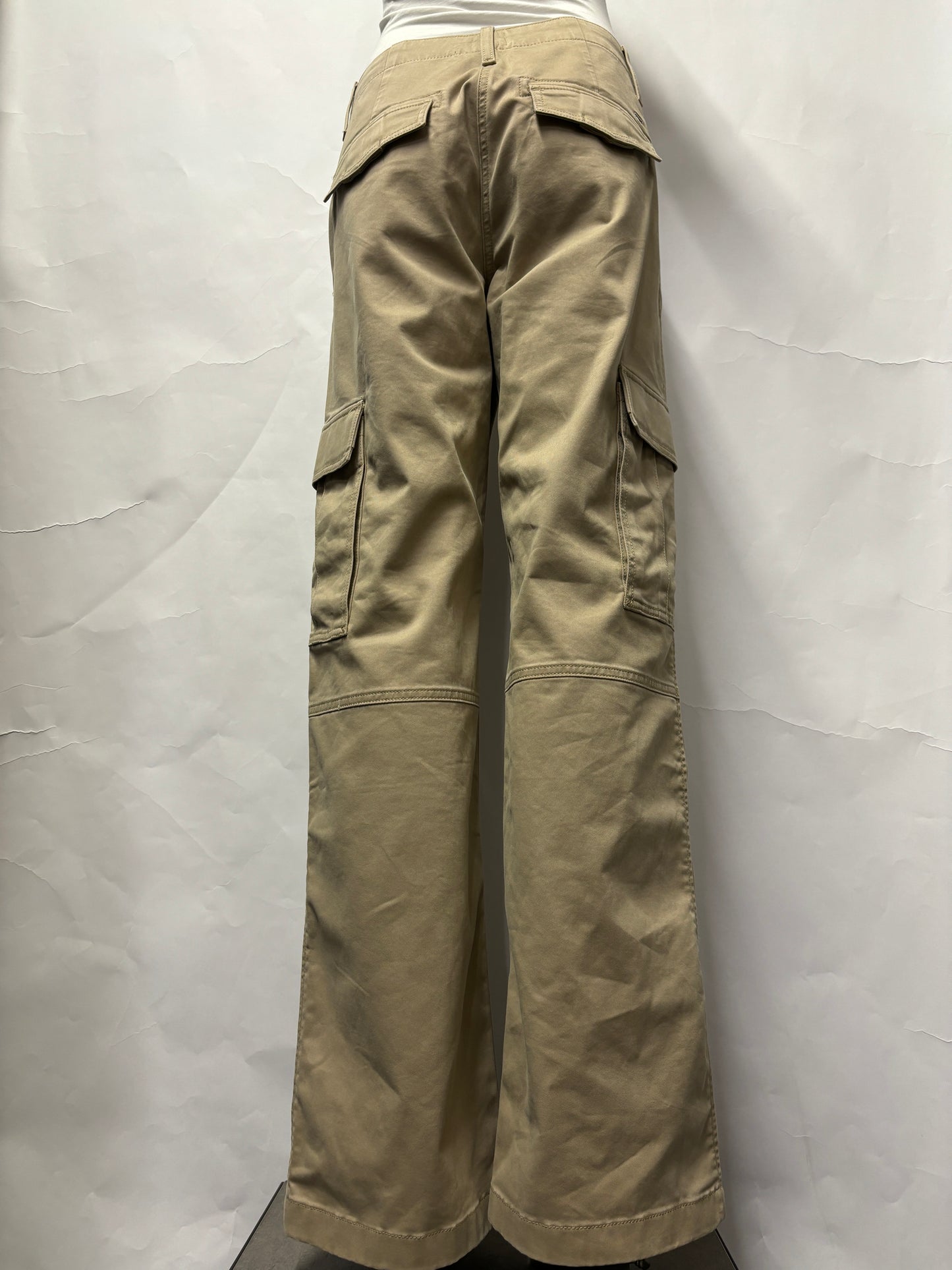 Tommy Jeans Beige Cotton Cargo Trousers 27x32