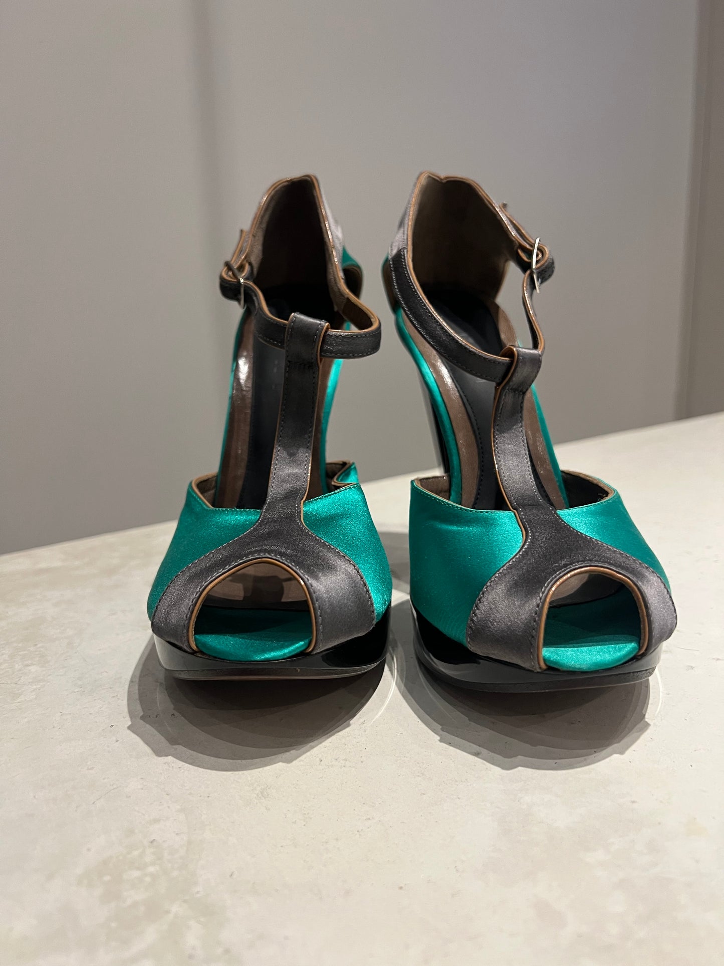 Marni Green Heel Size 4