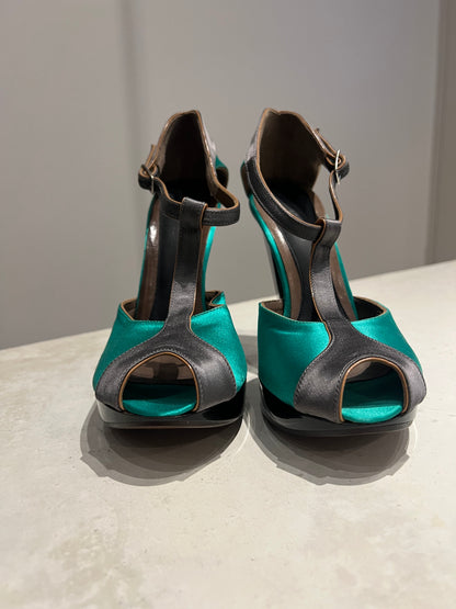 Marni Green Heel Size 4