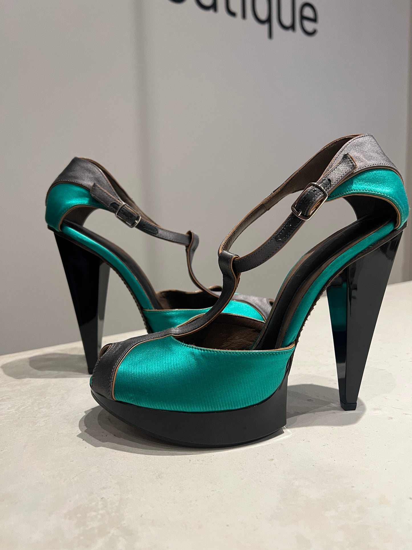 Marni Green Heel Size 4