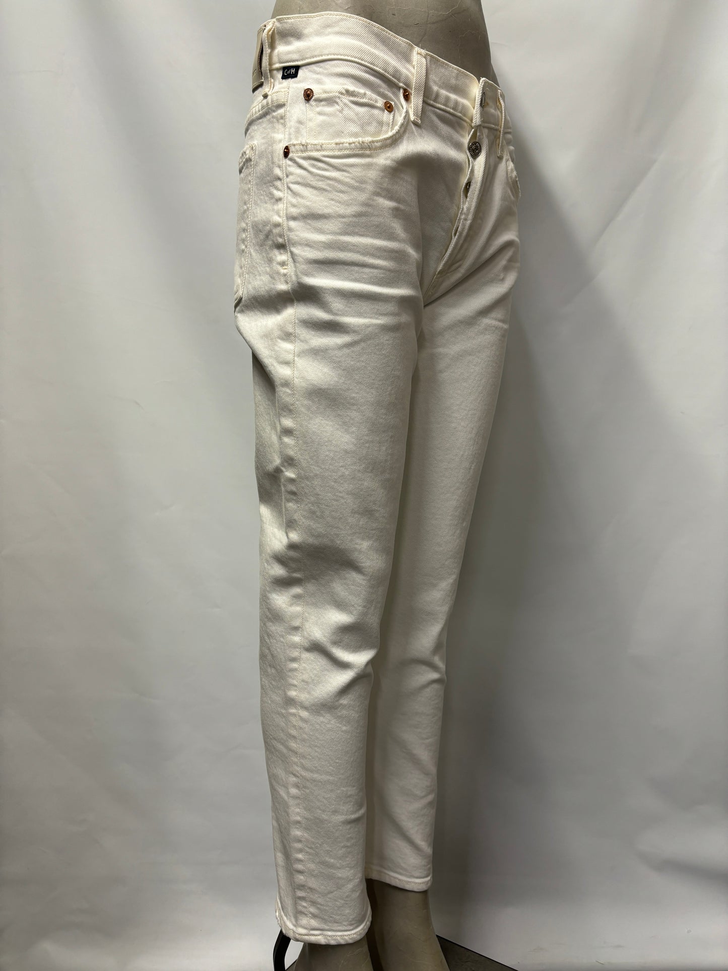 Citizens of Humanity White Denim Emerson Jeans 31 x 26