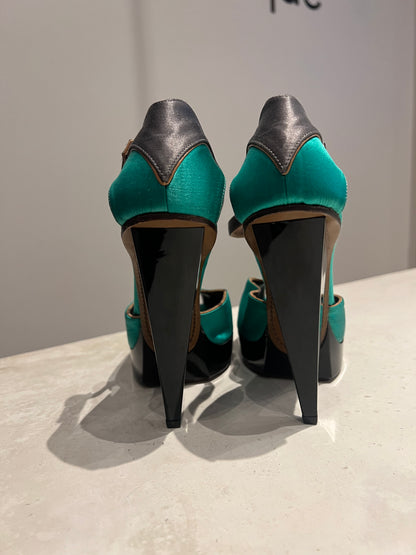 Marni Green Heel Size 4