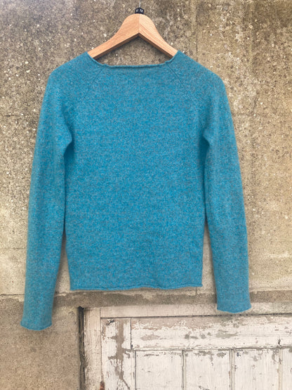 Zadig & Voltaire Blue Cashmere Peace Jumper Size Small