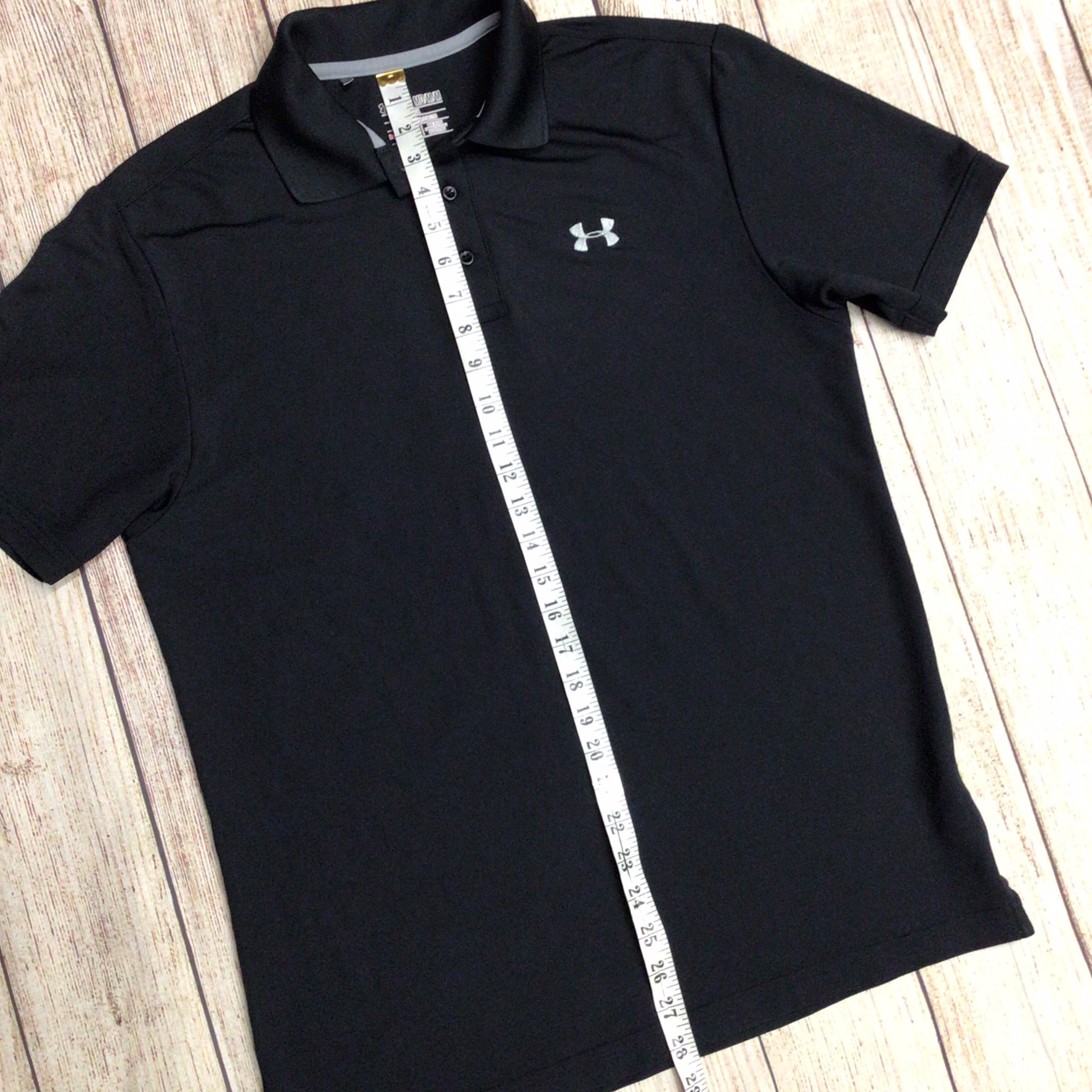 Under Armour Heatgear Black Loose Fit Polo Shirt Size M Shop for Shelter