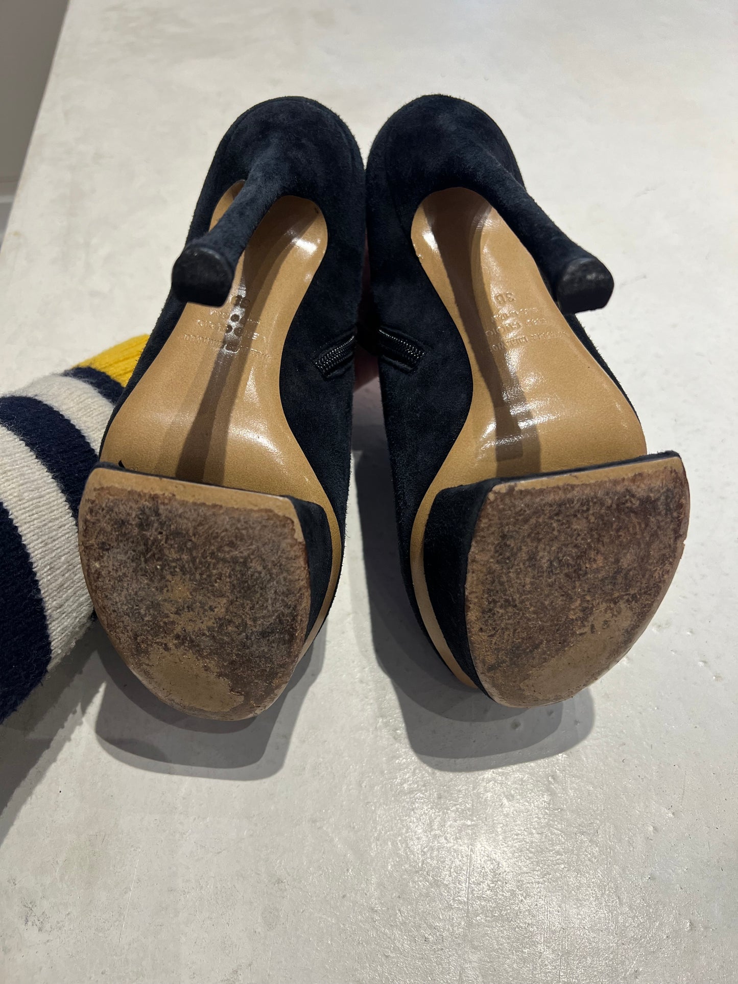 Nicholas Kirkwood Black Platform Ankle Boots Size 5