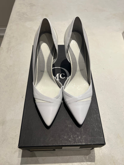 Alexander McQueen White Leather Pumps Size 3