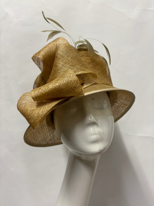 Whiteley Brow Straw Fascinator Formal Occasion Hat