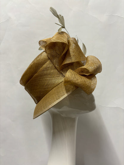 Whiteley Brow Straw Fascinator Formal Occasion Hat