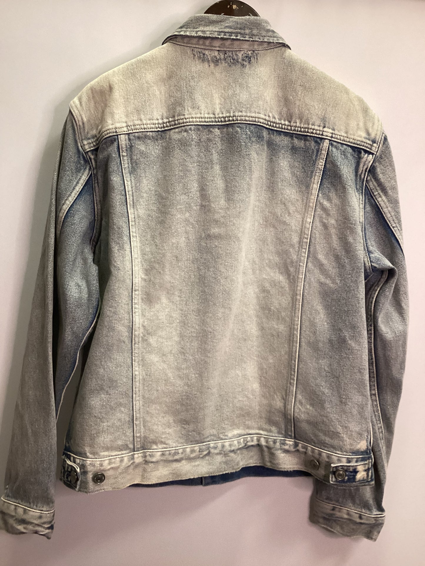 AllSaints Imoku Blue Denim Jacket Size M