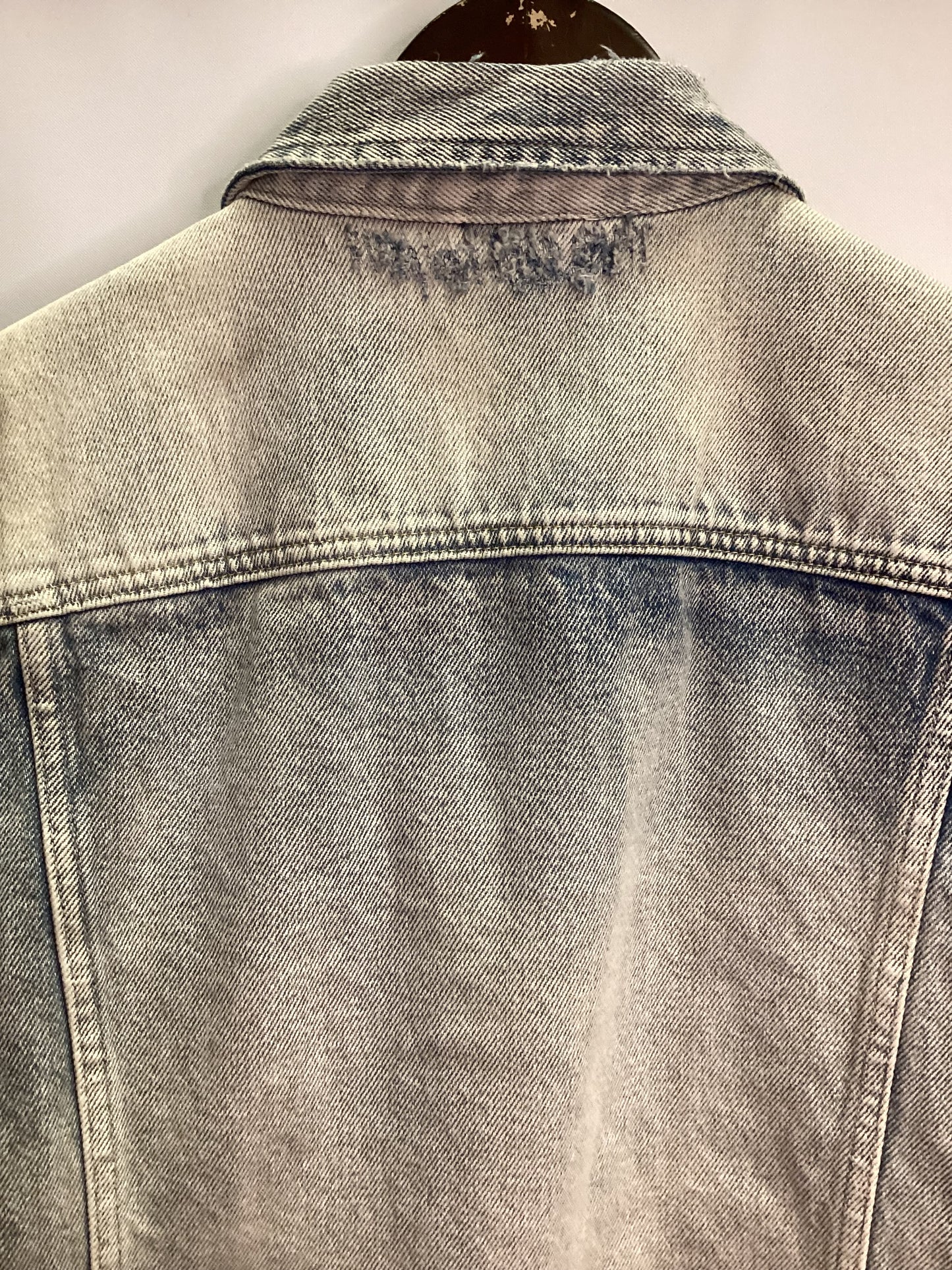 AllSaints Imoku Blue Denim Jacket Size M