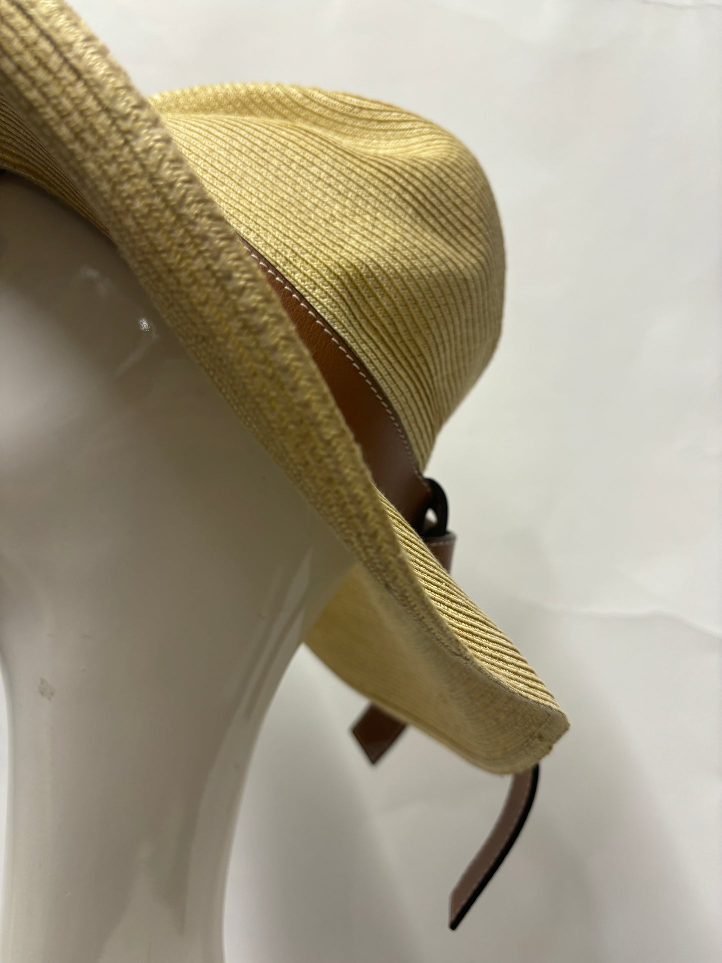 Loewe Beige Straw Panama Summer Hat