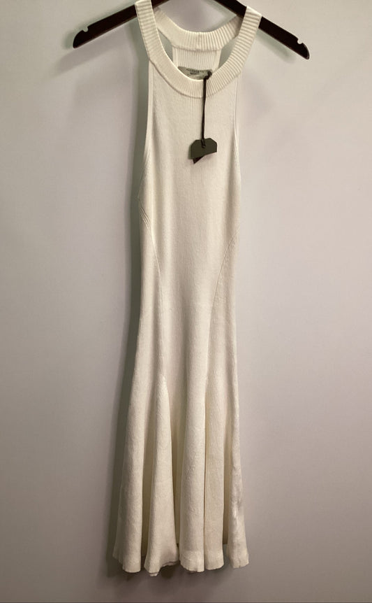 AllSaints White Ribbed Knit Elsa Dress Size M