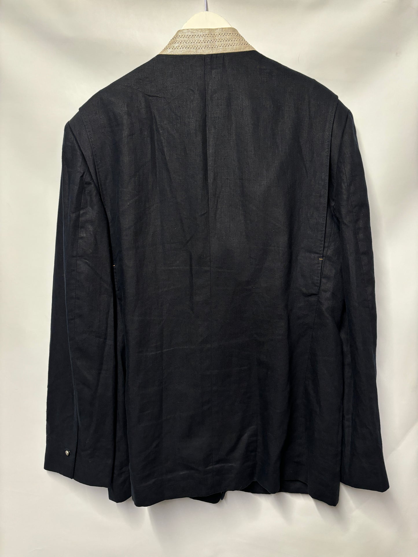 Holland & Holland Dark Navy Cotton Shooting Jacket 44Ch