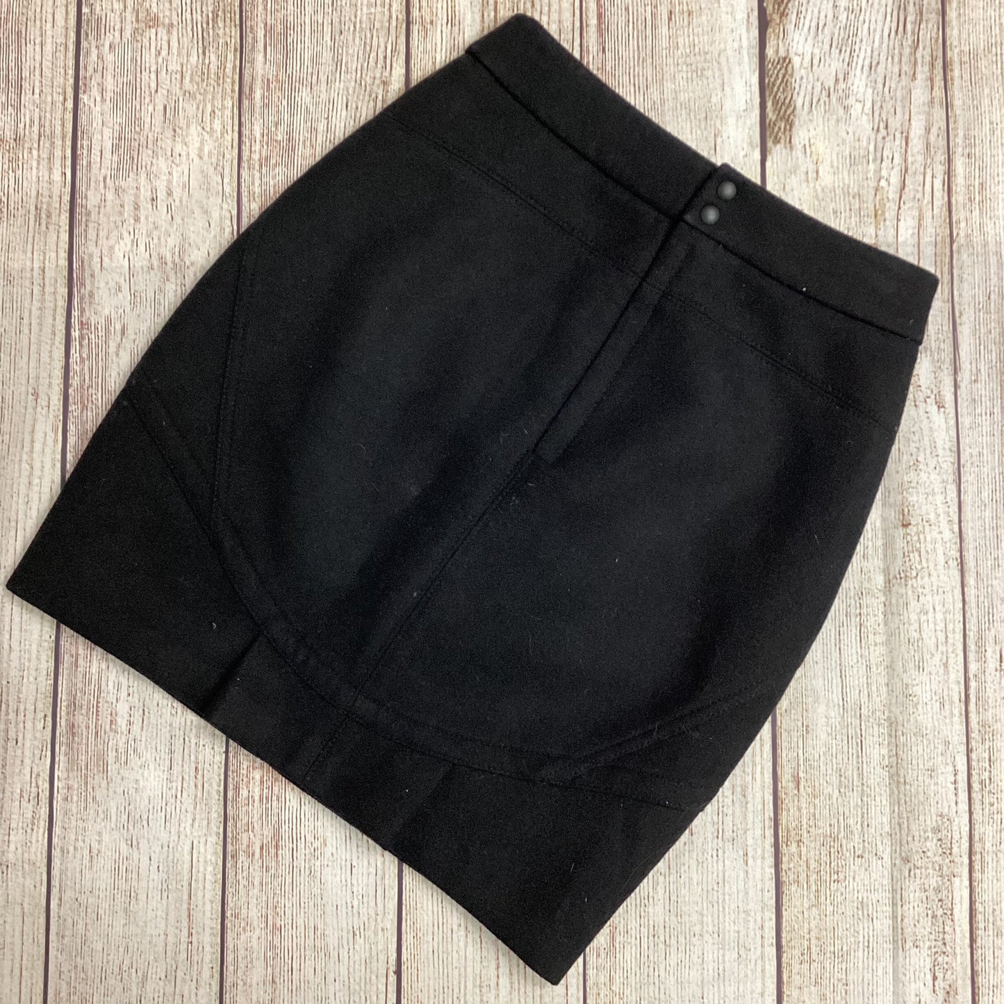 BNWT Alexander Wang Black Wool Mini Skirt Size S