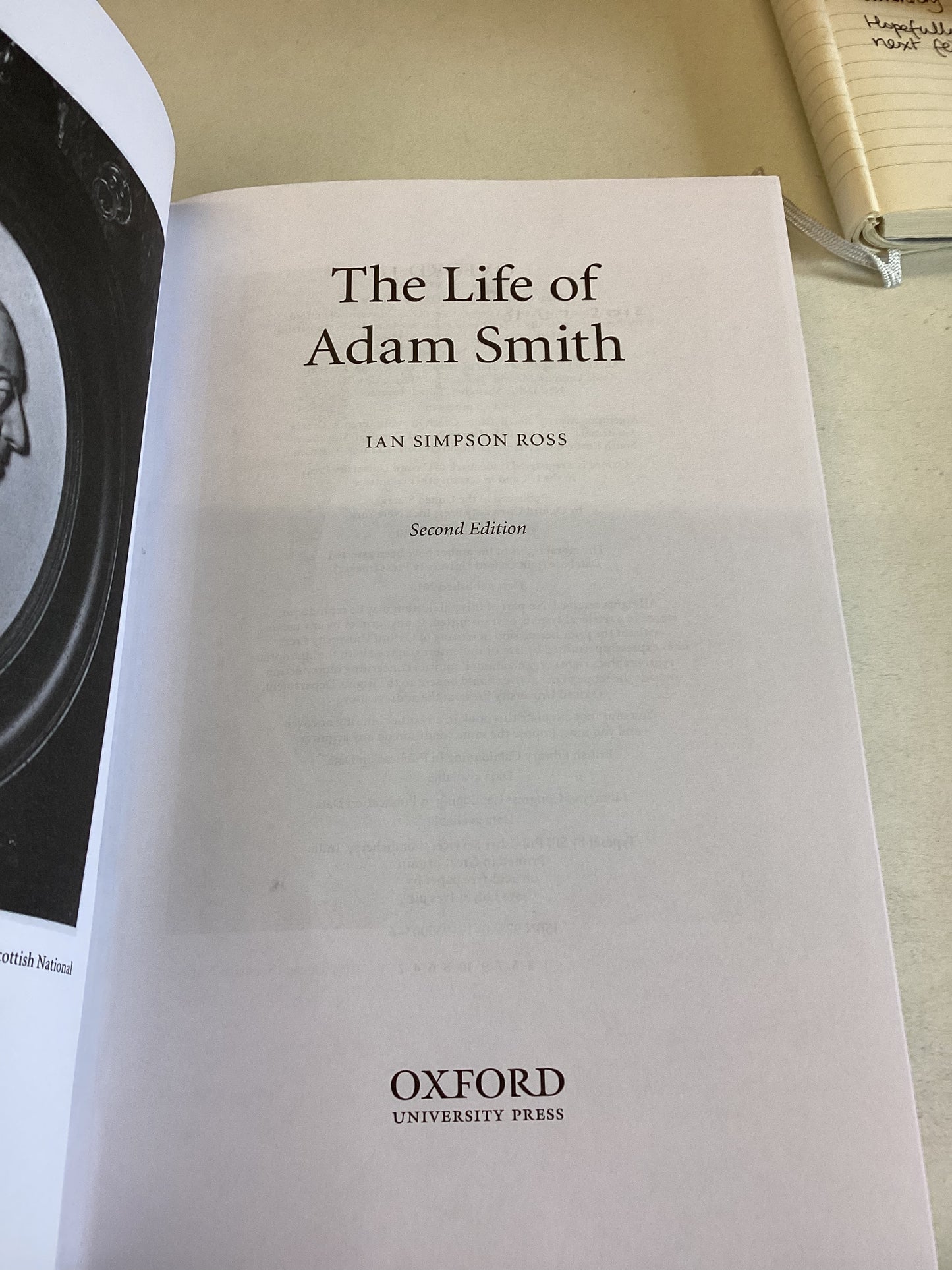 The Life of Adam Smith Second Edition Ian Simpson Ross
