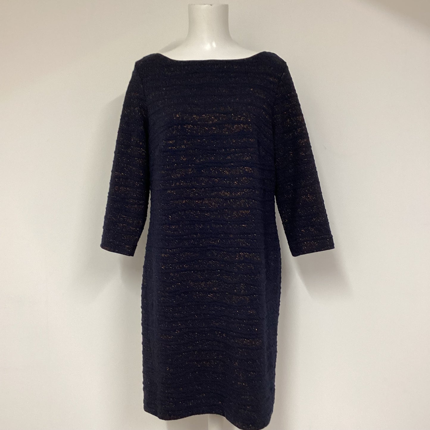 BNWT Phase Eight Navy Granya Sparkle Dress Size 14