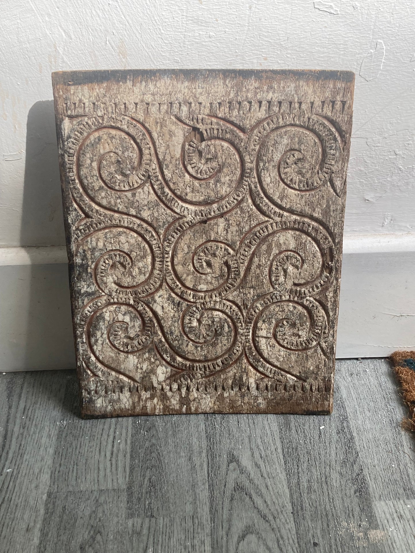 Toraja Panel Carved Wood 29x39cm