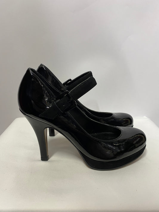 Carvela Arabella Black Patent Leather Court Heels 5.5