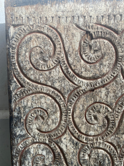 Toraja Panel Carved Wood 29x39cm