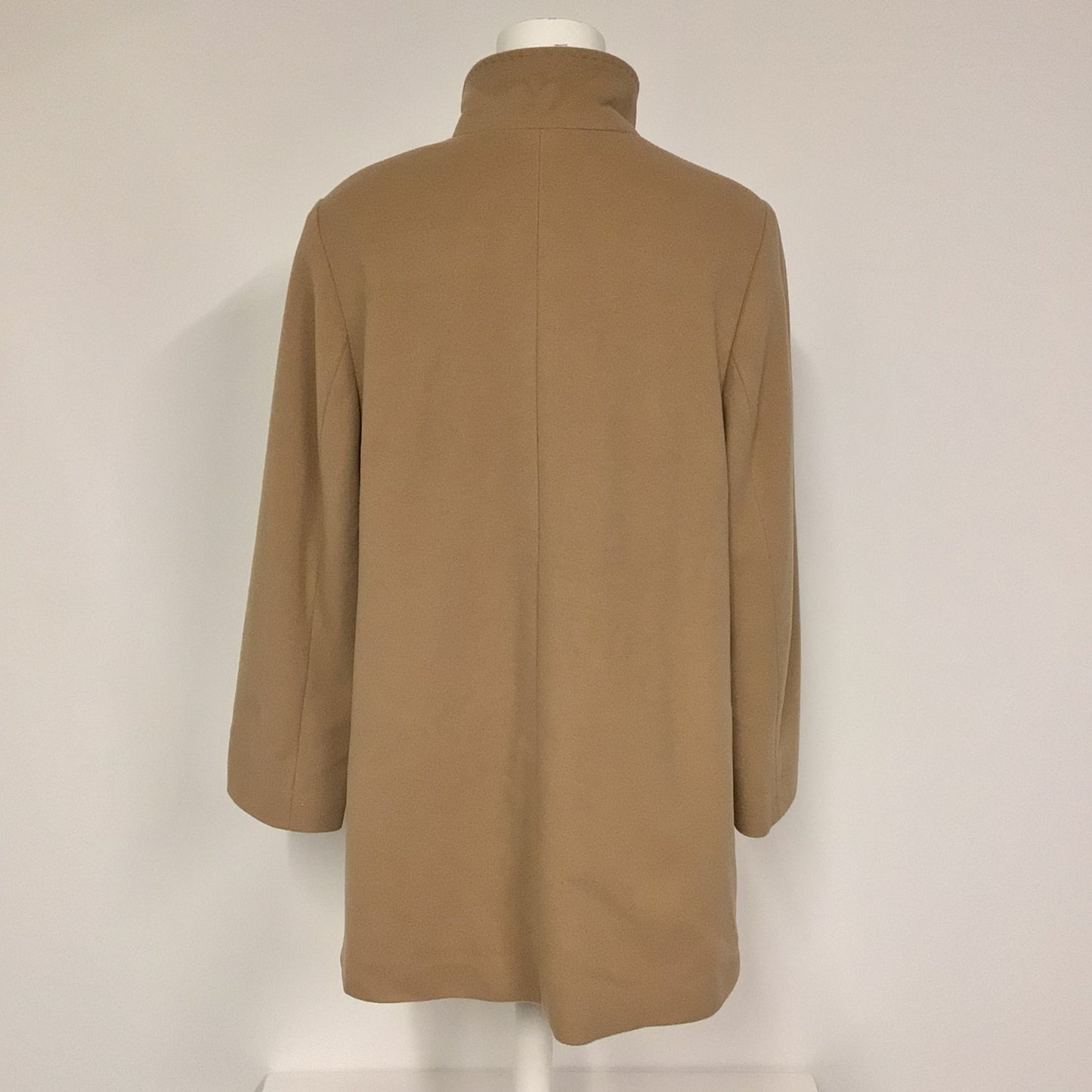 Basler Beige Wool & Cashmere Blend Coat Size 16