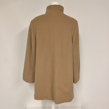 Basler Beige Wool & Cashmere Blend Coat Size 16