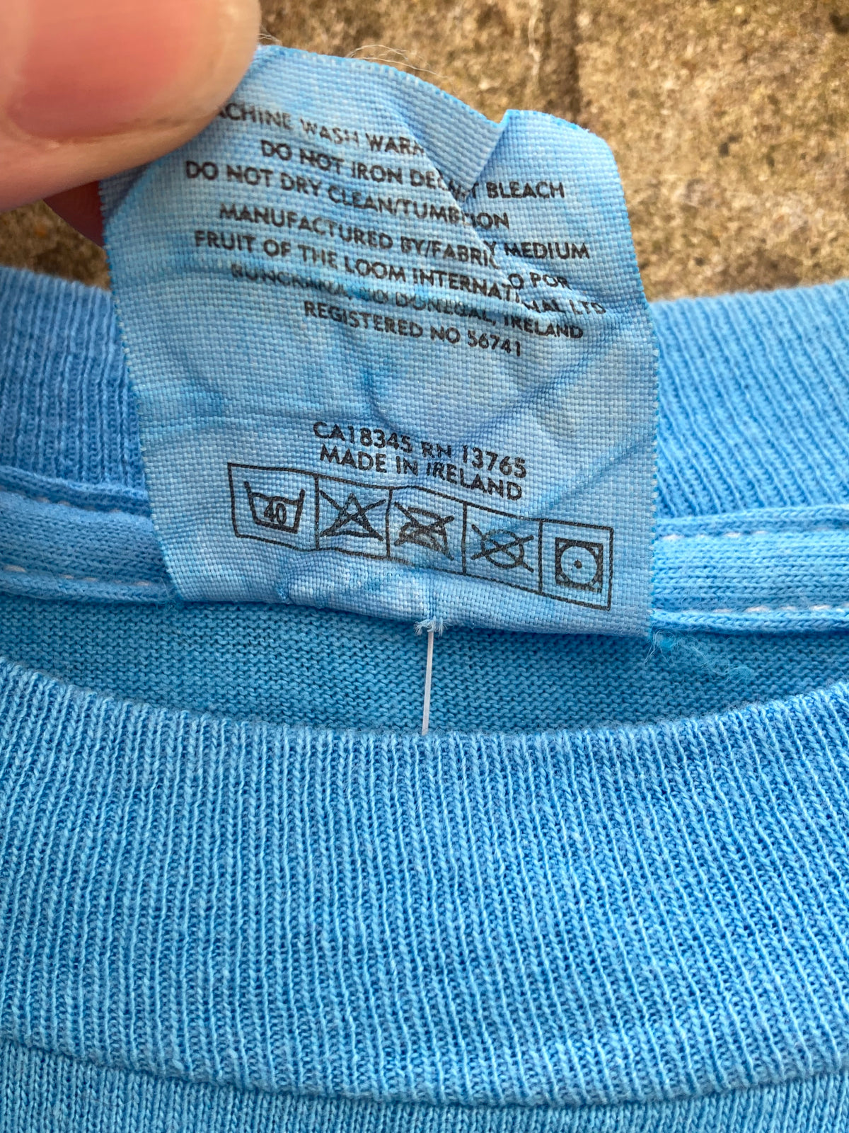 Vintage Blue Blur T-Shirt Size XL