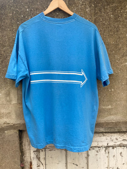 Vintage Blue Blur T-Shirt Size XL