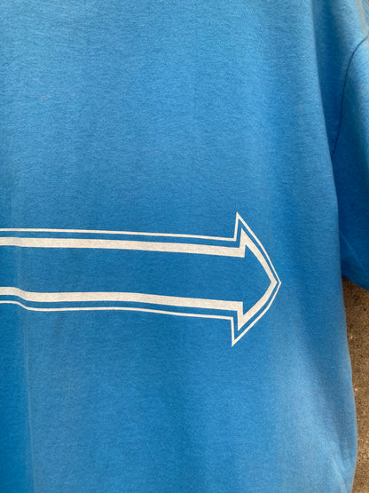 Vintage Blue Blur T-Shirt Size XL