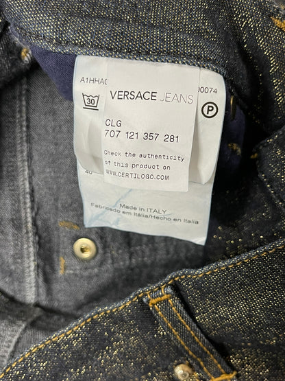Versace Jeans Blue and Gold Jeans 26W 32L