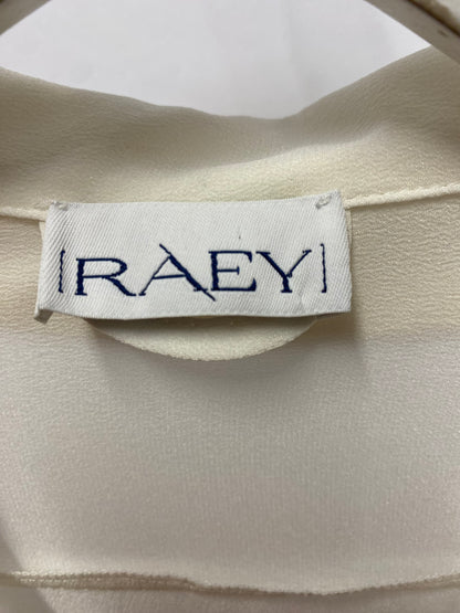 Raey White Silk Belted Shirt Blouse 6