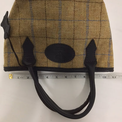 Handmade in Scotland Yellow Tweed Small Handbag