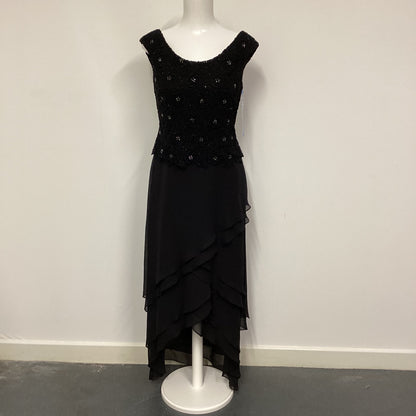 BNWT Cameron Blake By Mon Cheri Black Dress Size 6