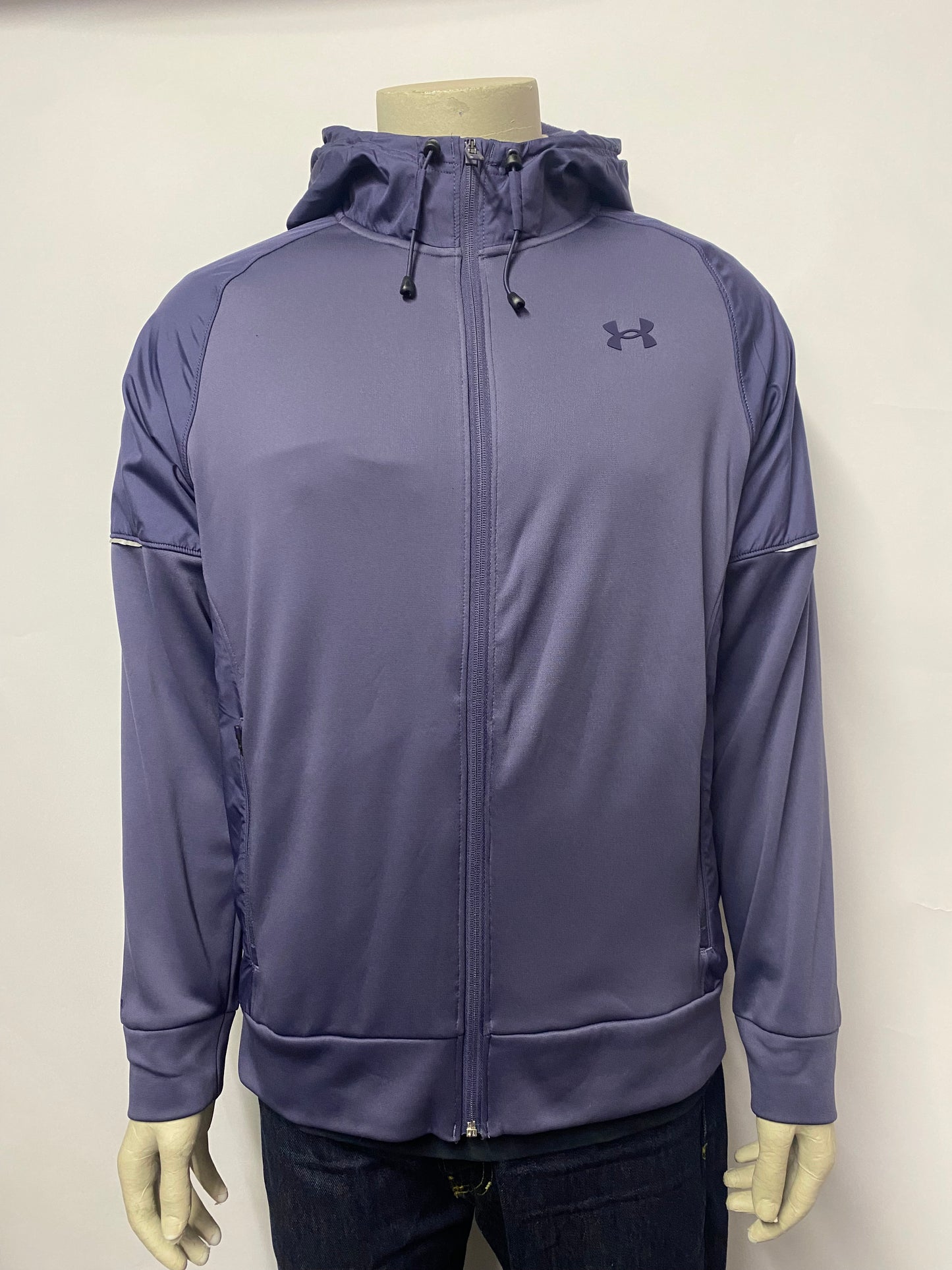 Under Armour Blue Hooded Sports Jacket Large
