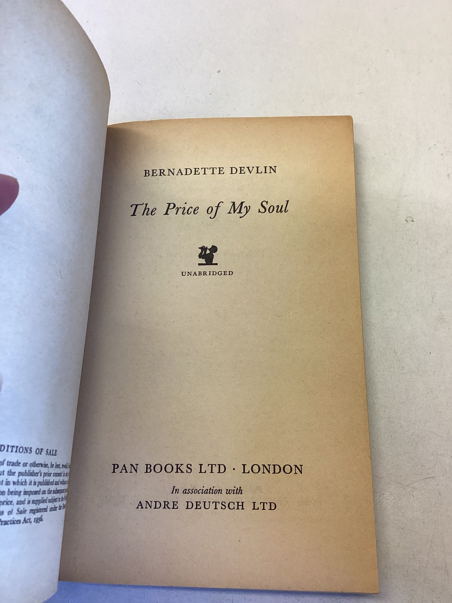 Bernadette Devlin The Price of My Soul