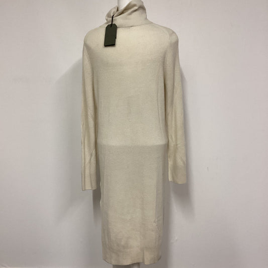 BNWT AllSaints Roza Chalk White Wool Blend Jumper Dress Size M