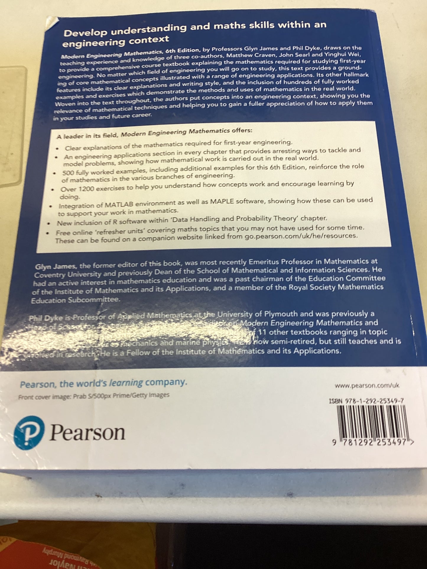 Modern Engineering Mathematics Sixth Edition Glyn James Phil Dyke
